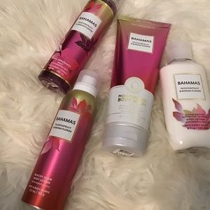 Passionfruit and Banana Flower bath and body works